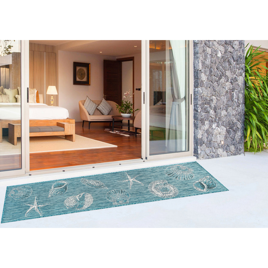 Trans Ocean Carmel Shells Area Rug