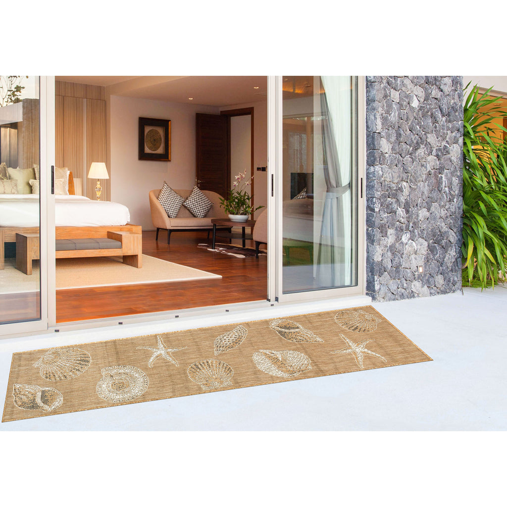 Trans Ocean Carmel Shells Area Rug