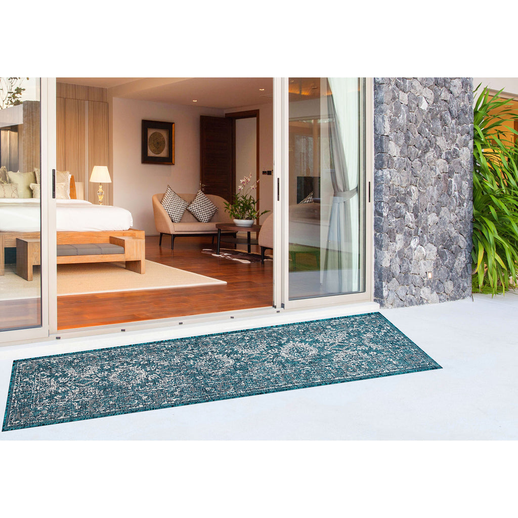 Trans Ocean Carmel Vintage Floral Area Rug