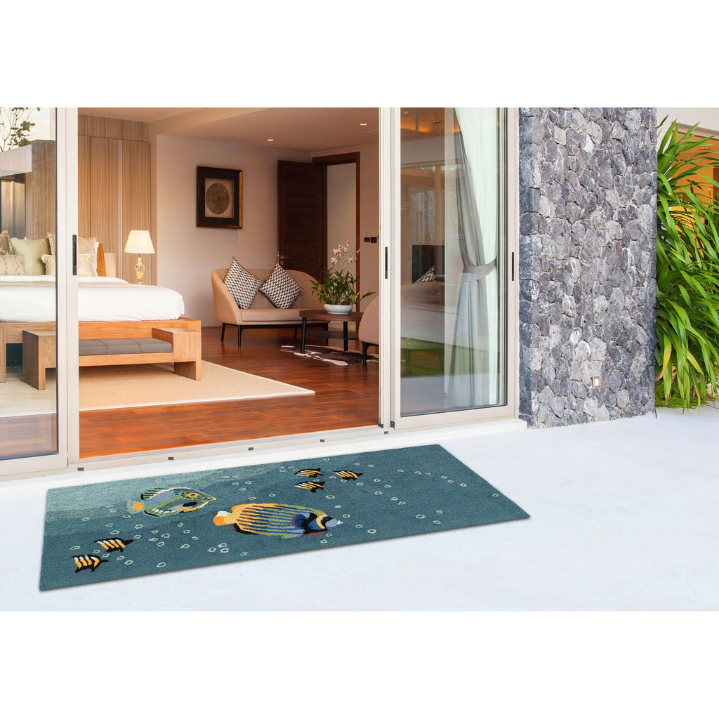 Trans Ocean Frontporch Aquarium Area Rug