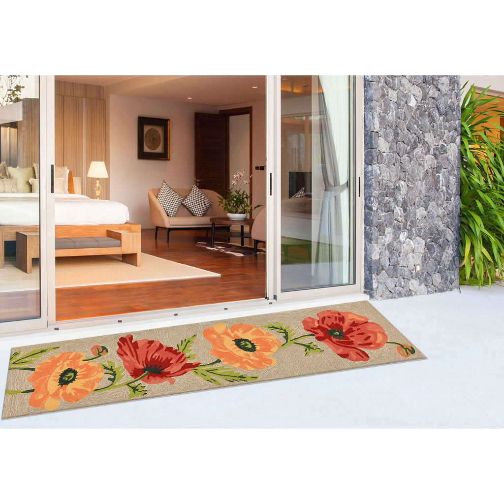 Trans Ocean Ravella Icelandic Poppies Area Rug