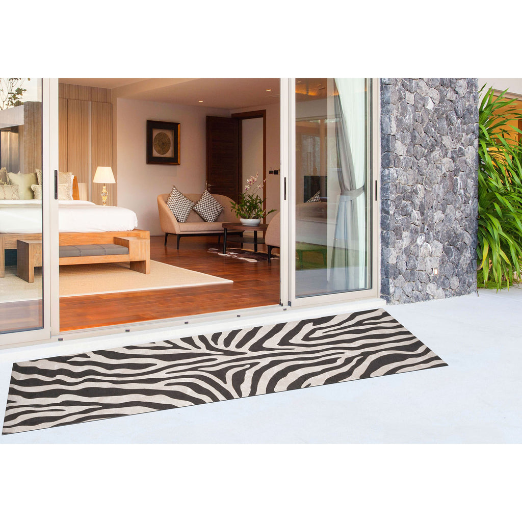 Trans Ocean Visions I Zebra Area Rug