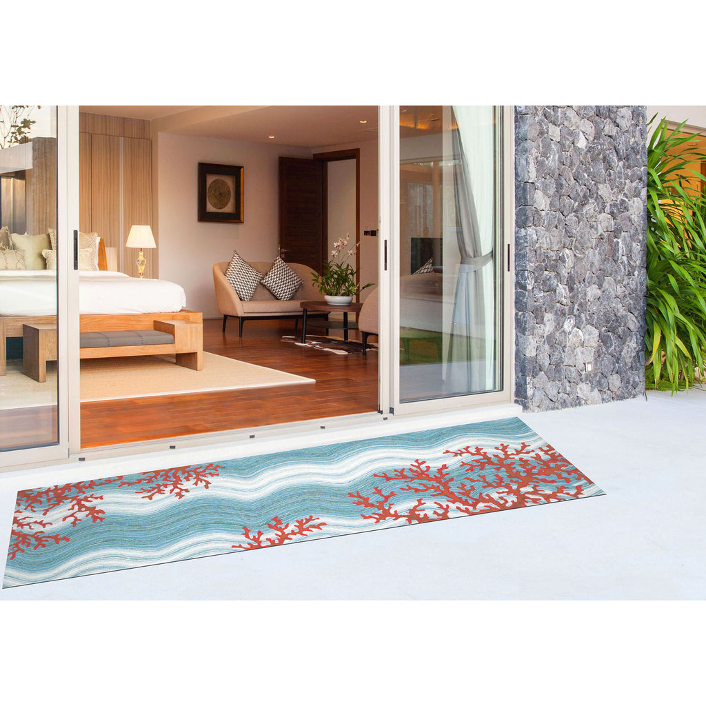 Trans Ocean Visions IV Coral Reef Area Rug
