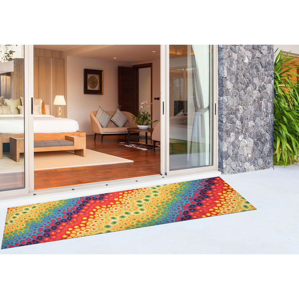 Trans Ocean Visions IV Pop Swirl Area Rug