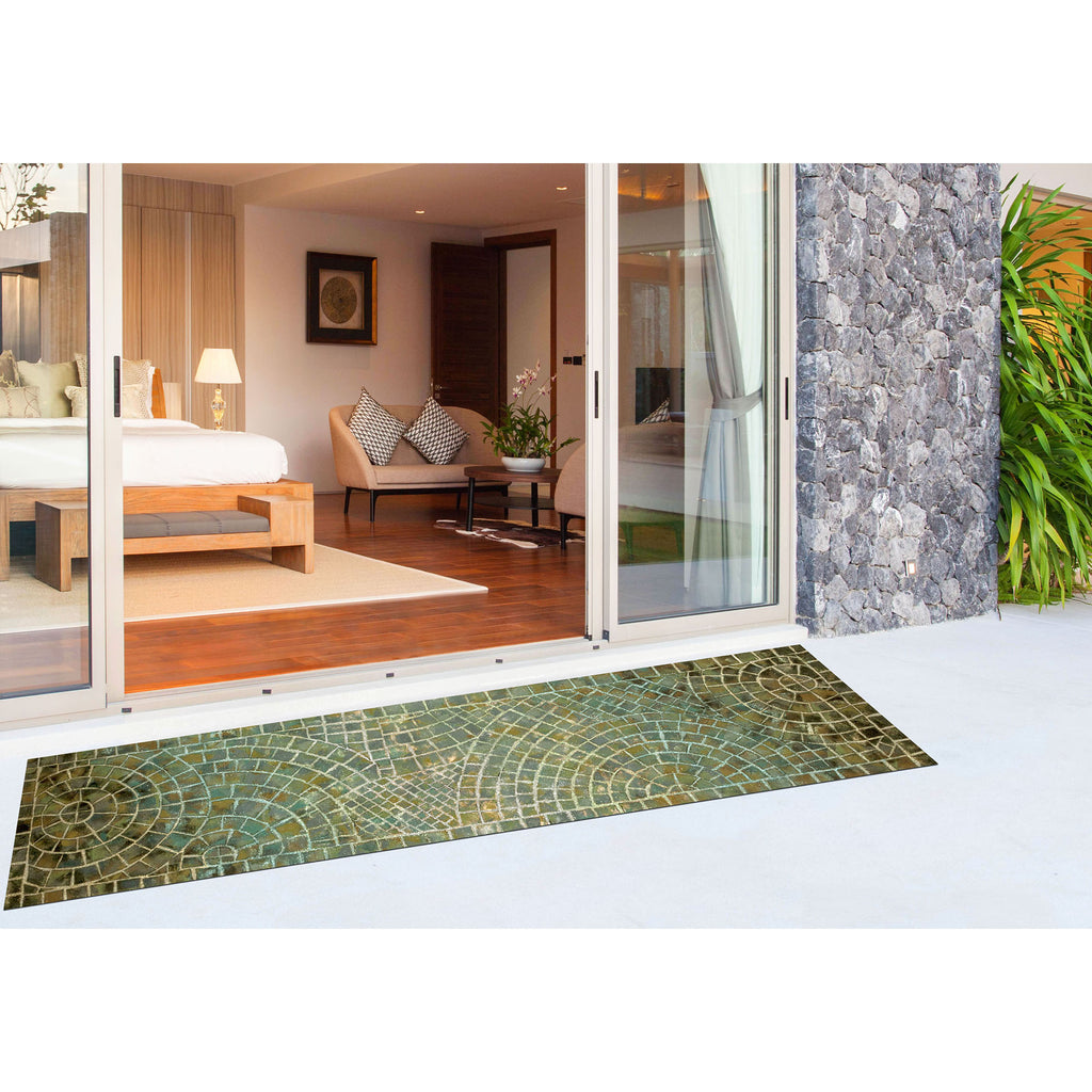 Trans Ocean Visions V Arch Tile Area Rug
