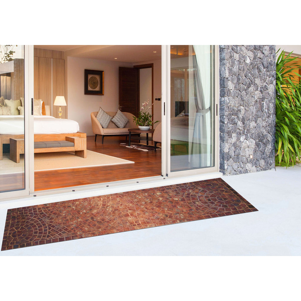 Trans Ocean Visions V Arch Tile Area Rug