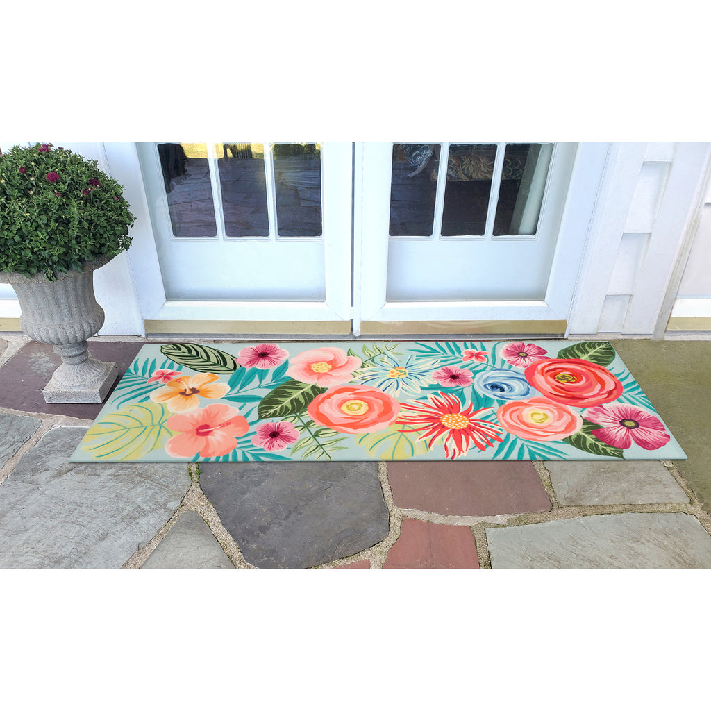 Trans Ocean Illusions Flower Garden Area Rug
