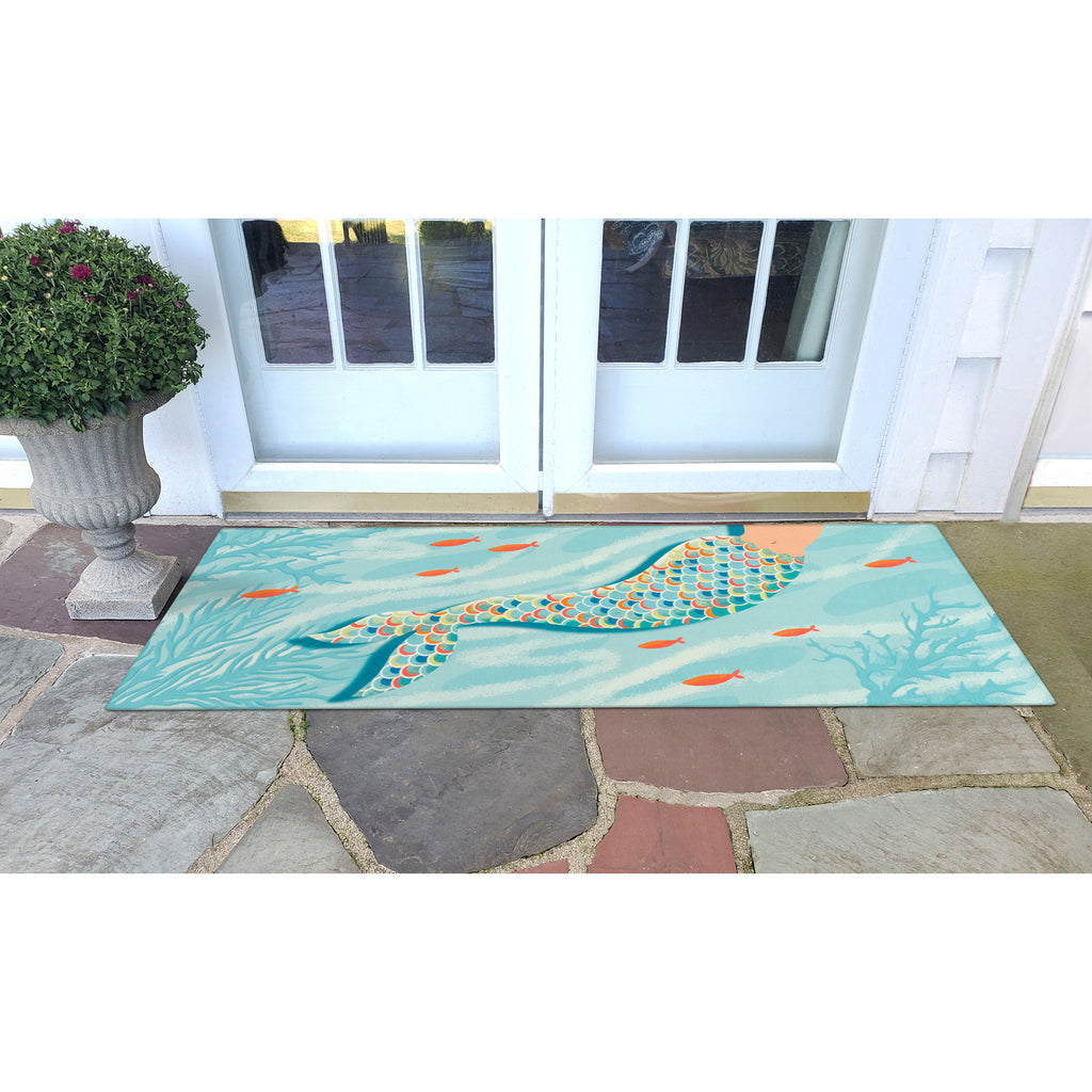 Trans Ocean Illusions Mermaid At Heart Area Rug