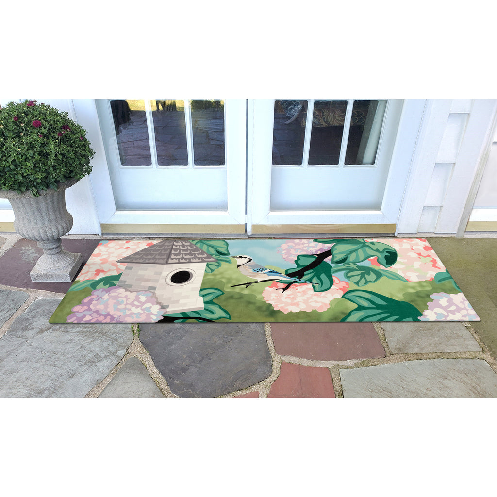 Trans Ocean Illusions Blue Jay Area Rug