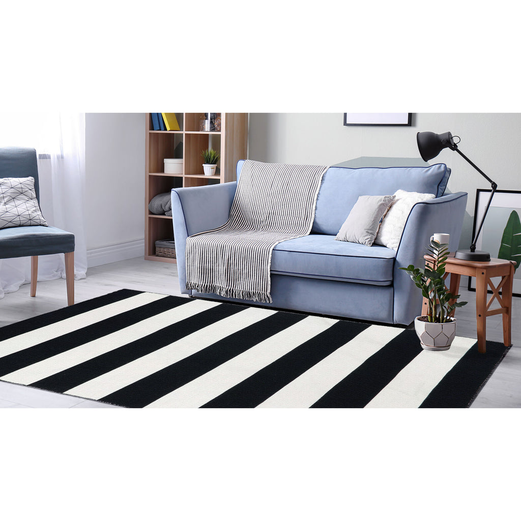 Trans Ocean Sorrento Rugby Stripe Area Rug