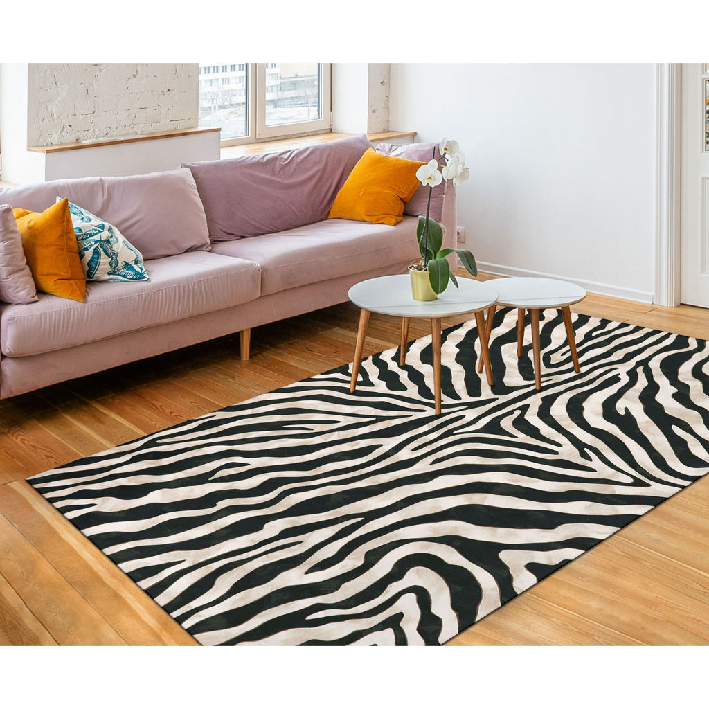 Trans Ocean Visions I Zebra Area Rug