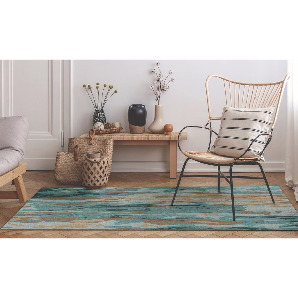 Trans Ocean Corsica Waterfall Area Rug