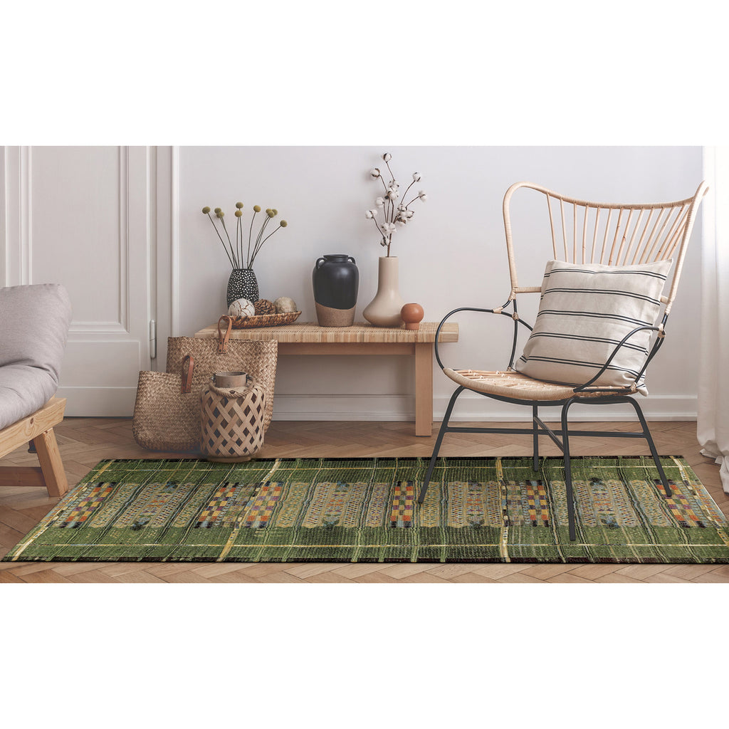 Trans Ocean Marina Tribal Stripe Area Rug