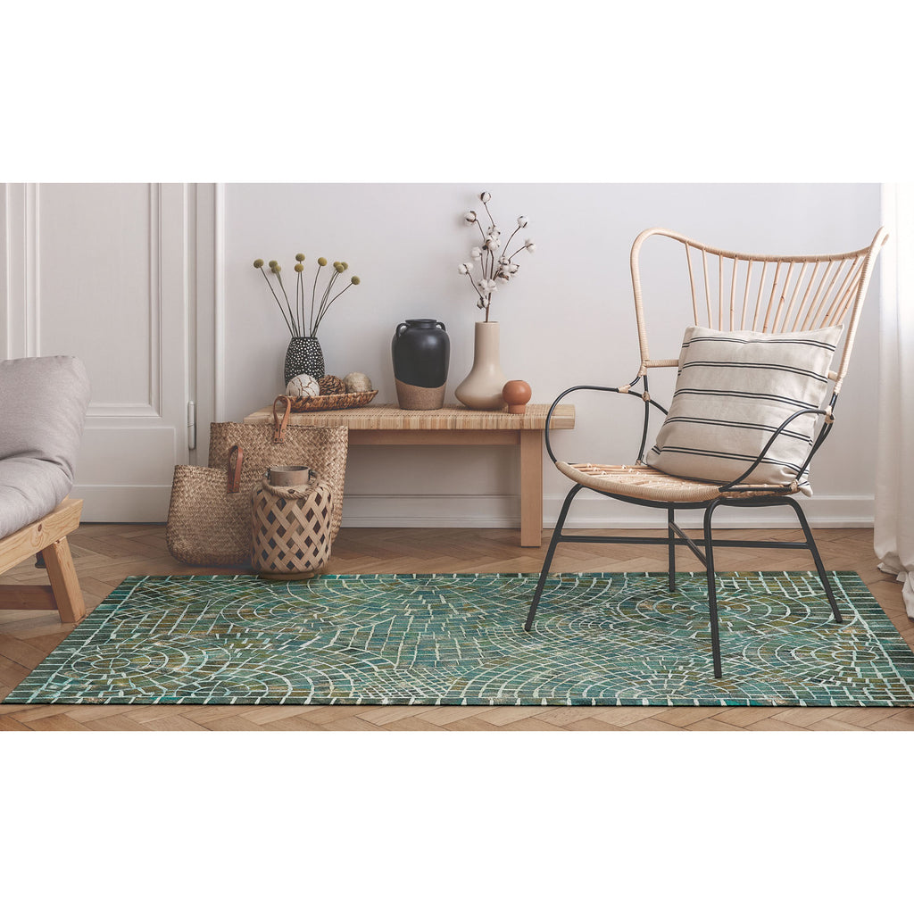 Trans Ocean Visions V Arch Tile Area Rug