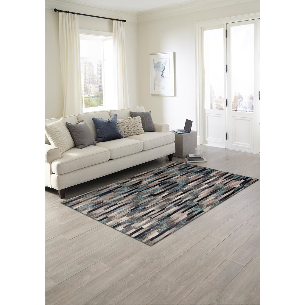 Trans Ocean Fresco Broken Stripe Area Rug