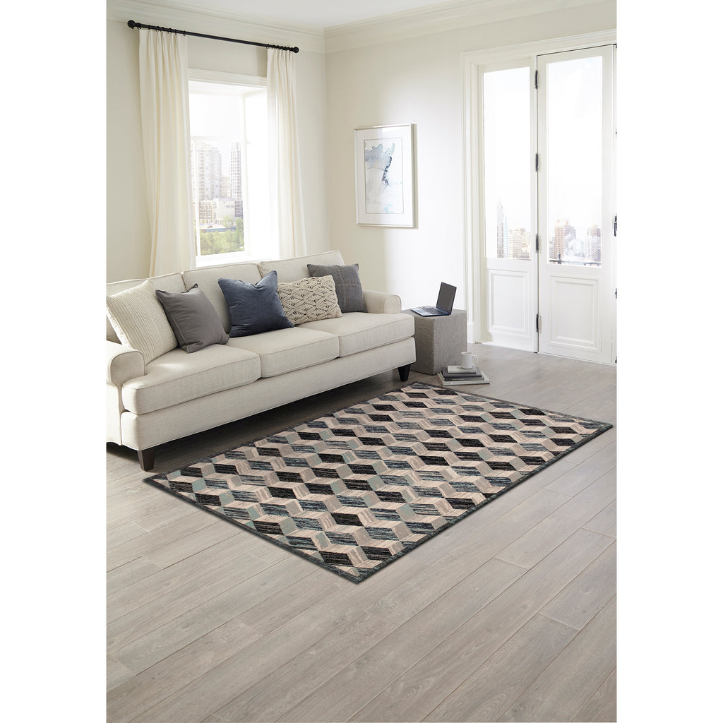 Trans Ocean Fresco Cubes Area Rug