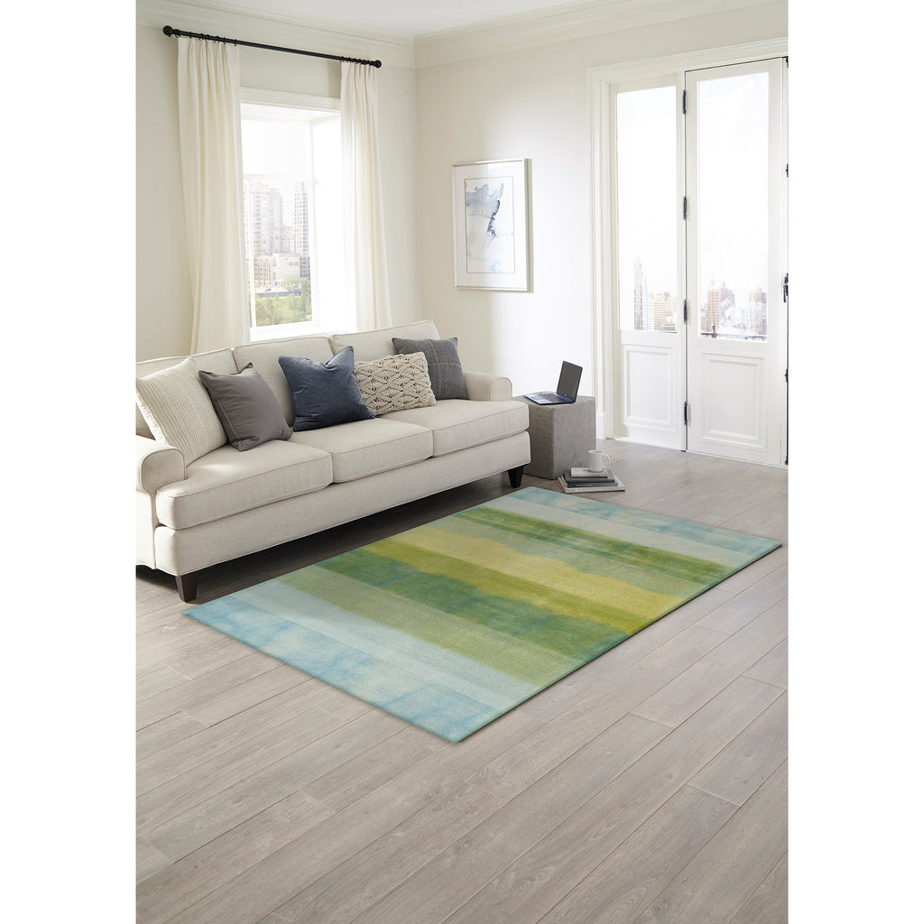 Trans Ocean Piazza Textured Stripe Area Rug