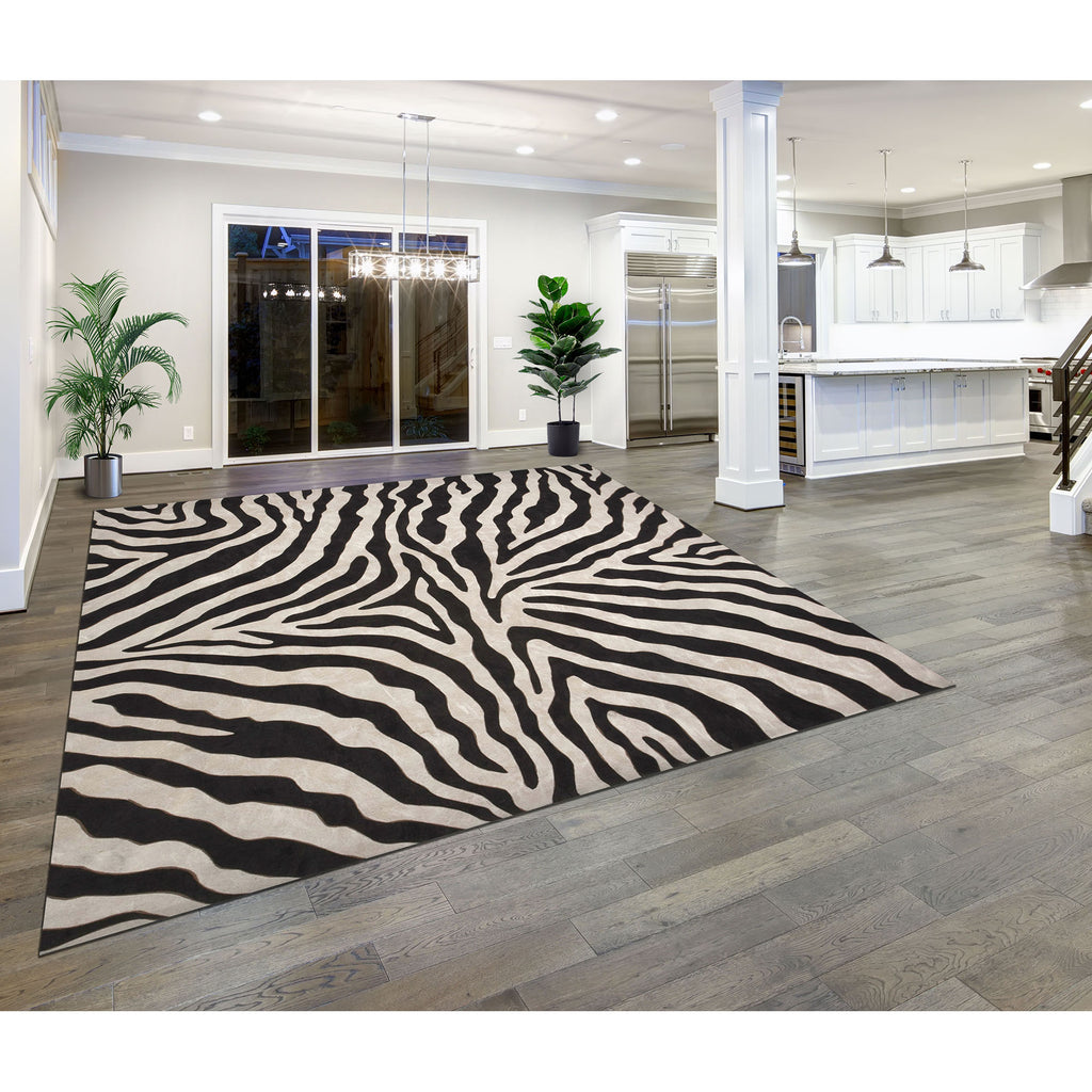 Trans Ocean Visions I Zebra Area Rug