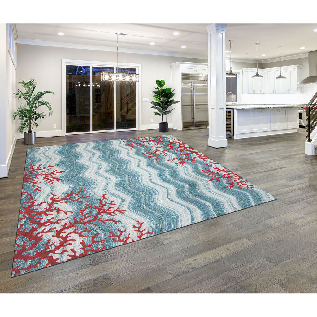 Trans Ocean Visions IV Coral Reef Area Rug