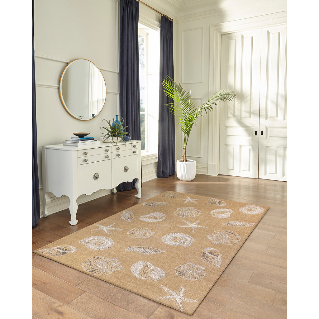 Trans Ocean Carmel Shells Area Rug