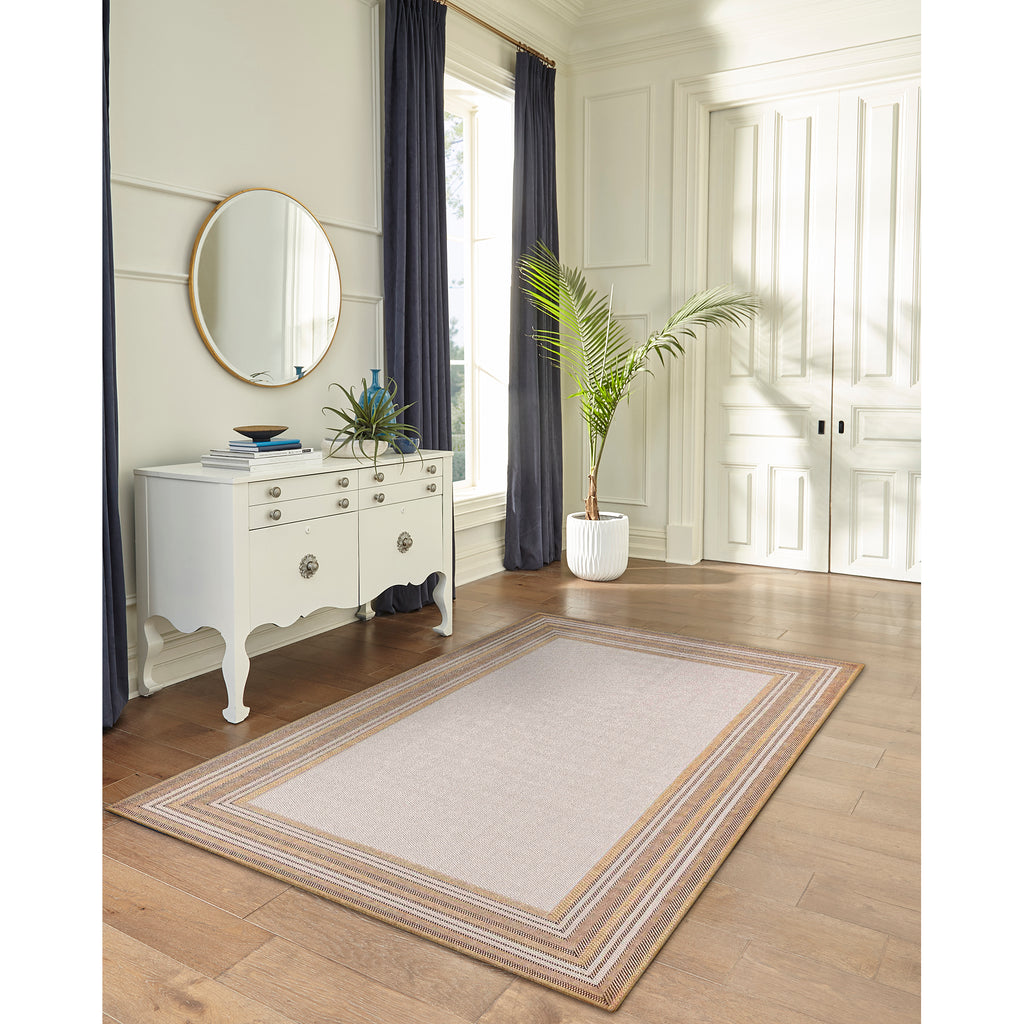 Trans Ocean Carmel Multi Border Area Rug