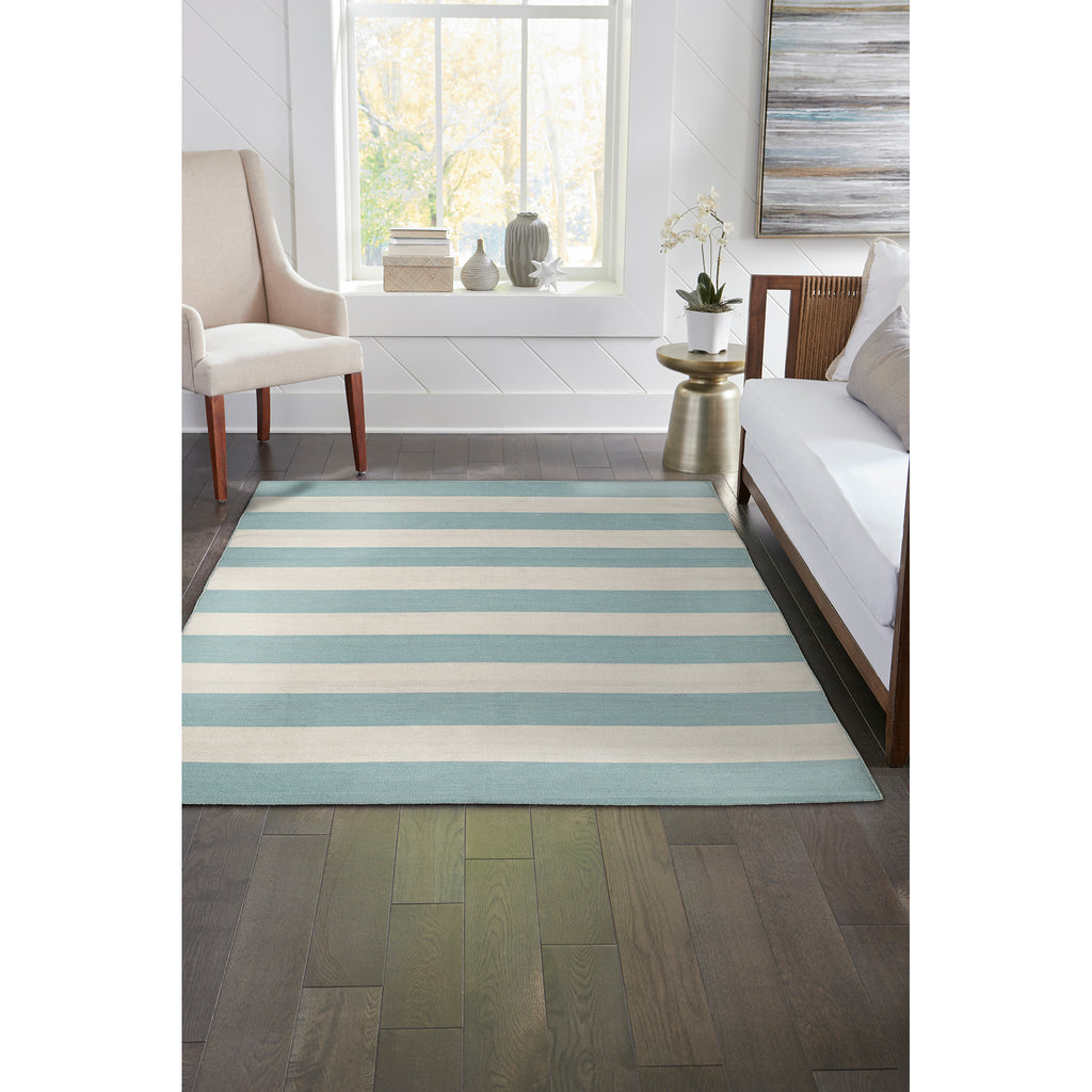 Trans Ocean Sorrento Rugby Stripe Area Rug