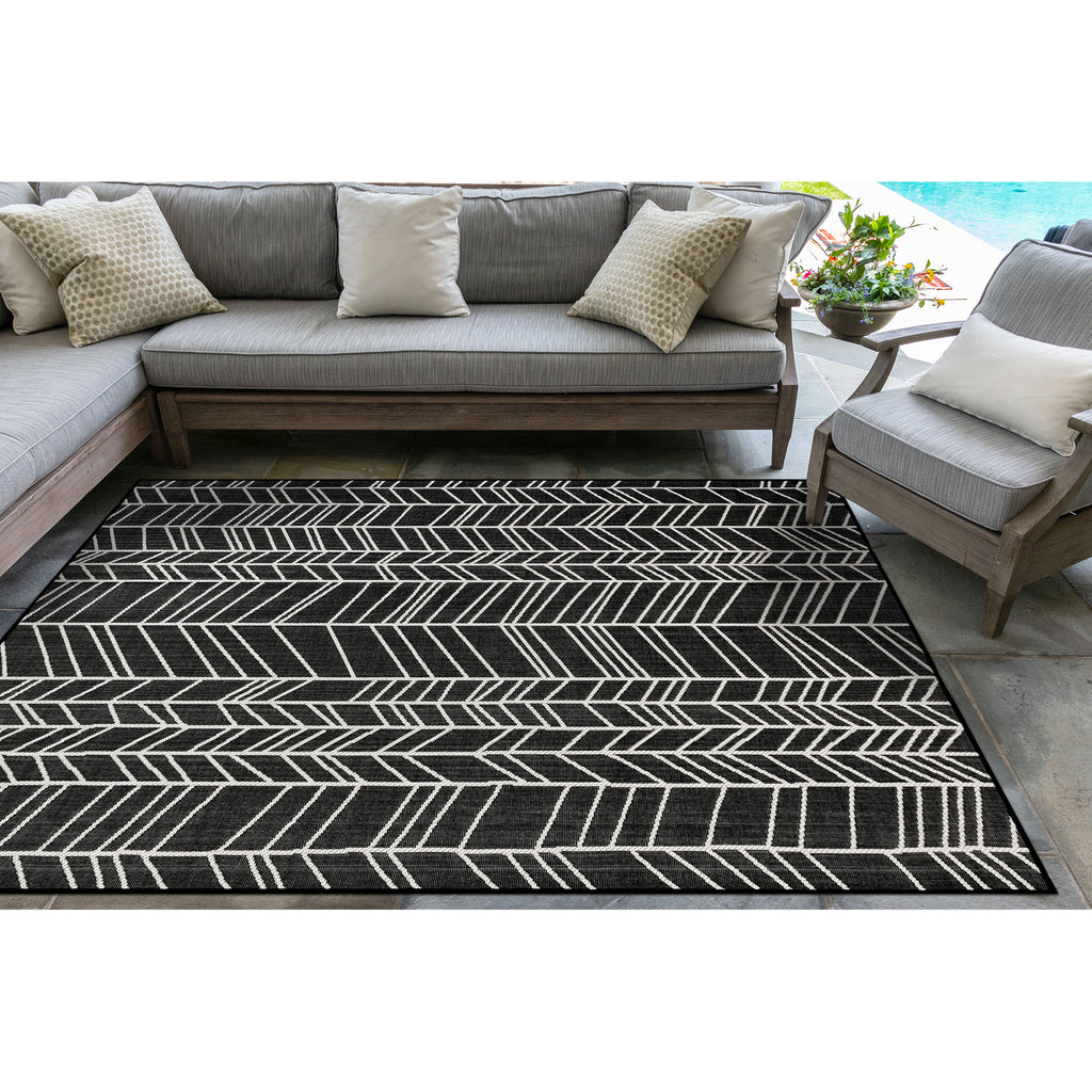 Trans Ocean Carmel Chevron Area Rug