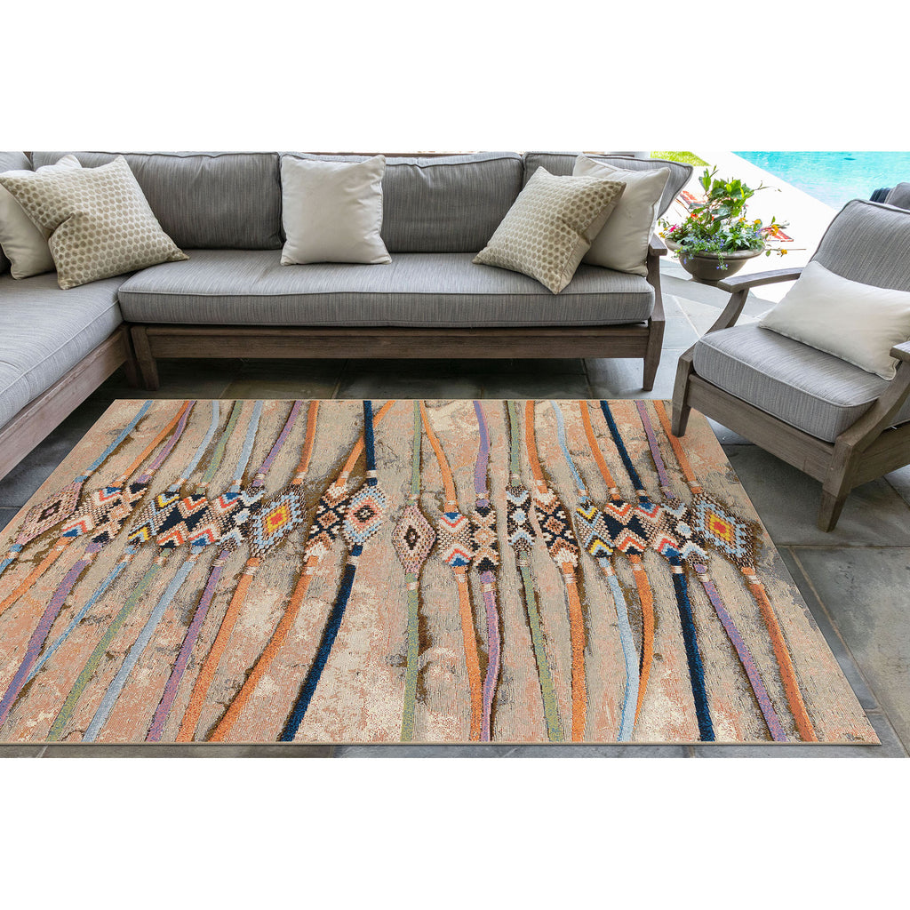 Trans Ocean Marina Aztec Area Rug