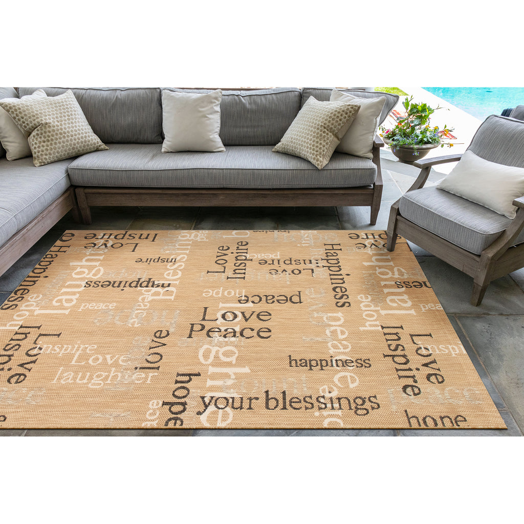 Trans Ocean Portofino Sentiments Area Rug