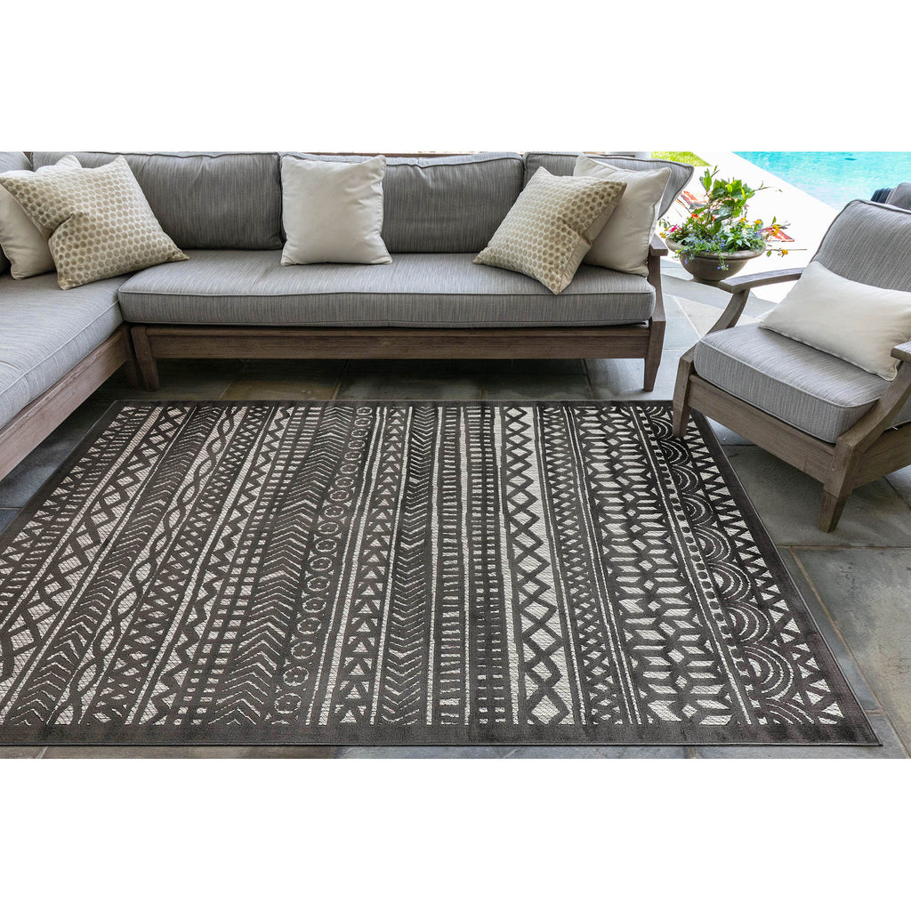 Trans Ocean Rialto Tribal Stripe Area Rug