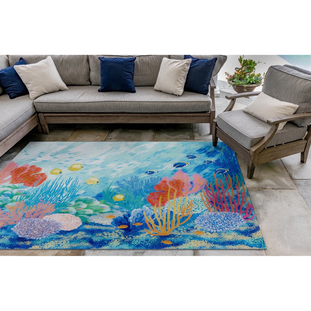 Trans Ocean Illusions Seascape Area Rug