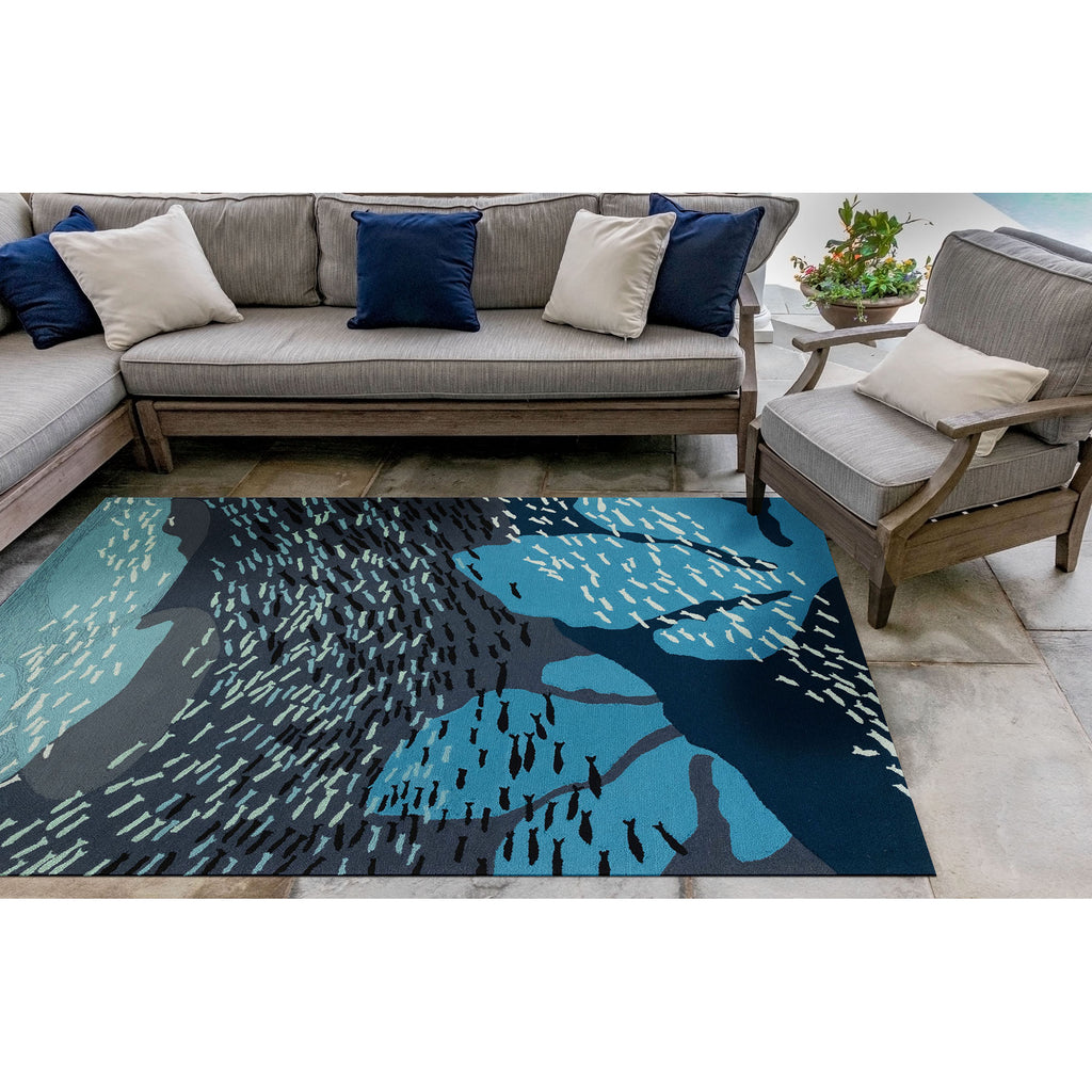 Trans Ocean Ravella School Of Fish Area Rug
