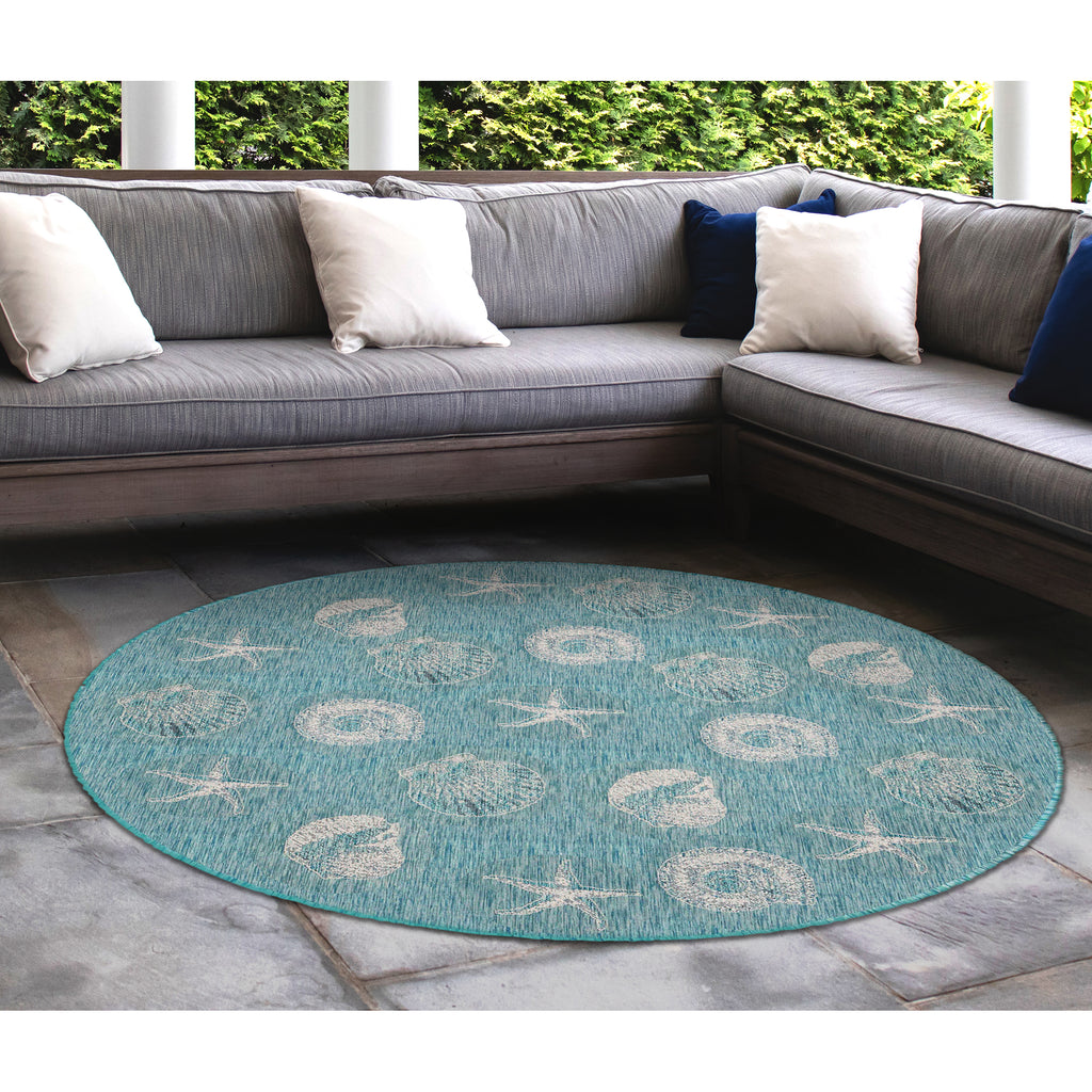 Trans Ocean Carmel Shells Area Rug