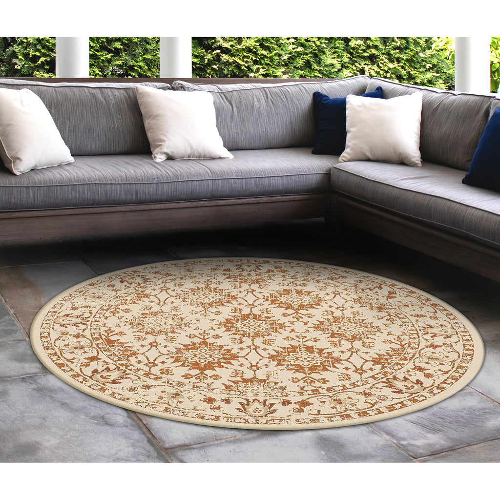 Trans Ocean Carmel Vintage Floral Area Rug
