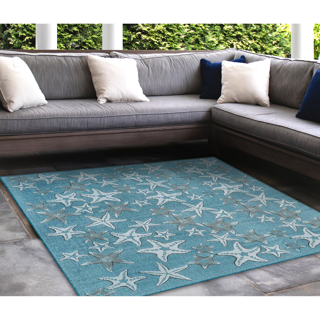 Trans Ocean Carmel Starfish Area Rug