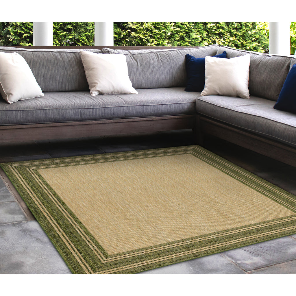 Trans Ocean Carmel Multi Border Area Rug