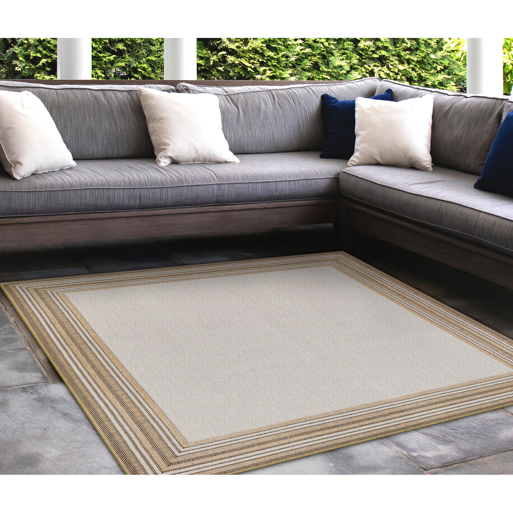 Trans Ocean Carmel Multi Border Area Rug