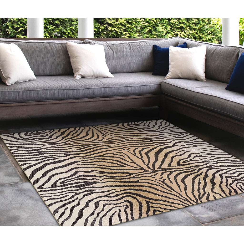 Trans Ocean Carmel Zebra Area Rug