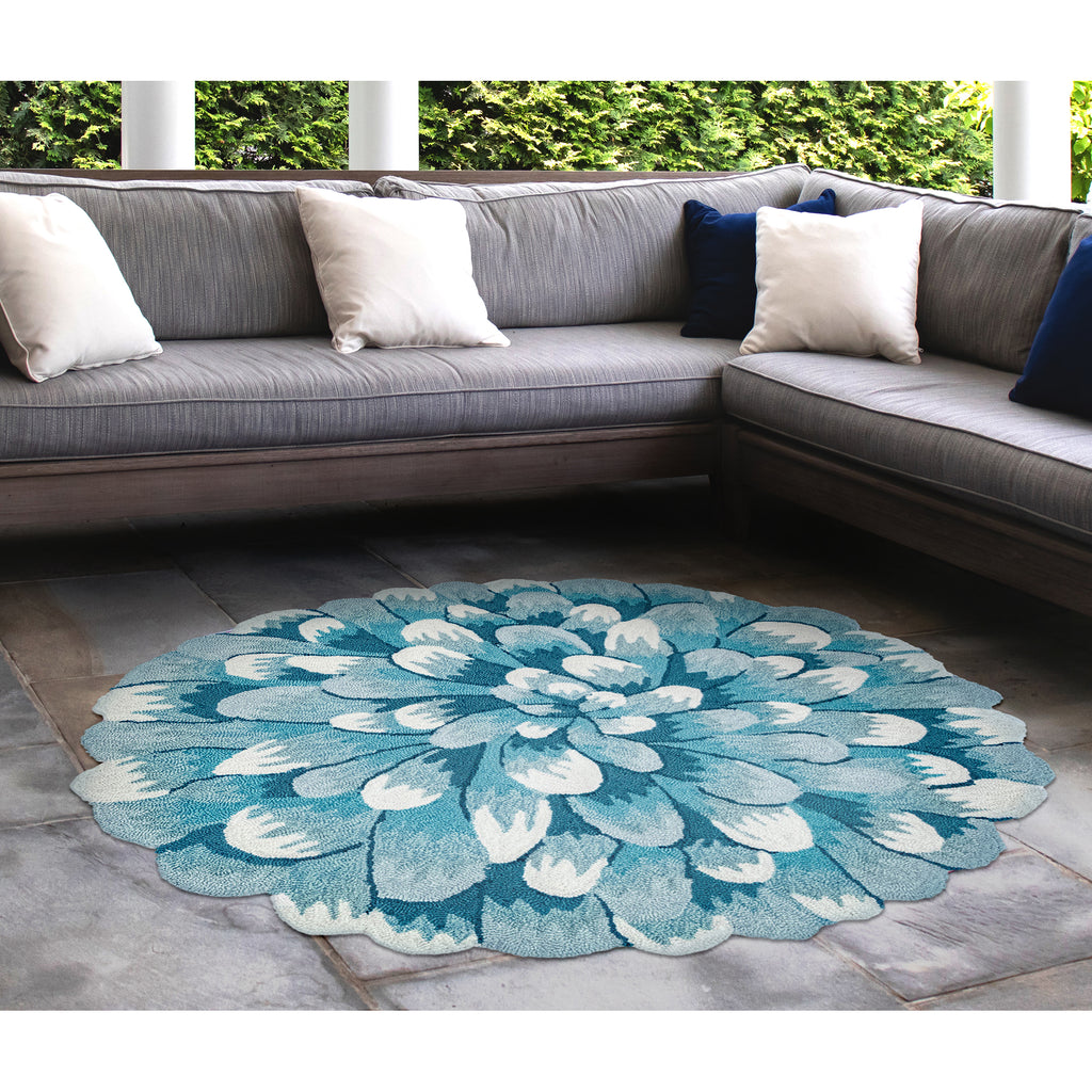 Trans Ocean Frontporch Mum Area Rug