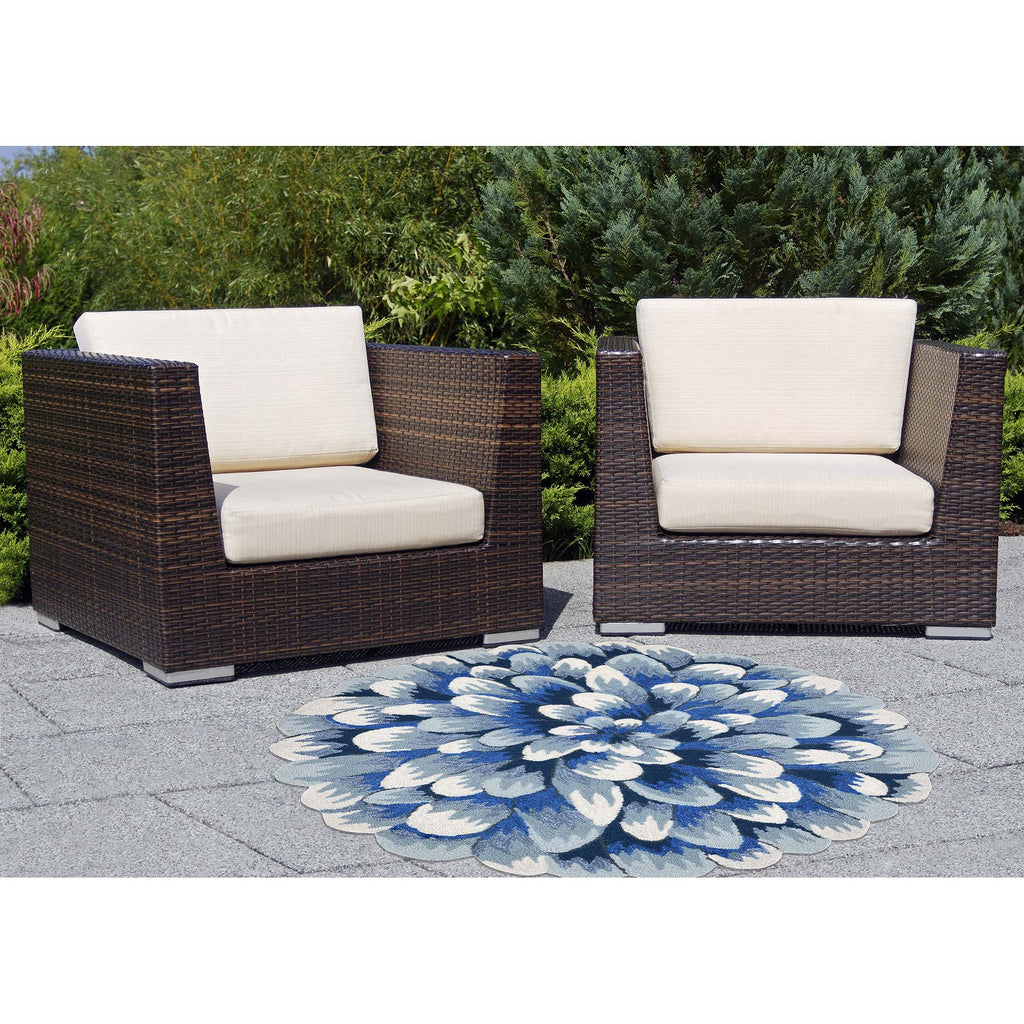 Trans Ocean Frontporch Mum Area Rug