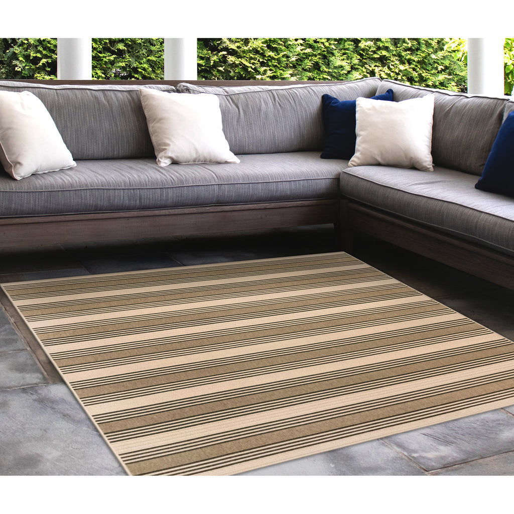 Trans Ocean Riviera Stripe Area Rug