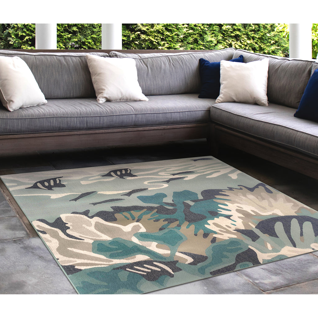 Trans Ocean Riviera Ocean Area Rug