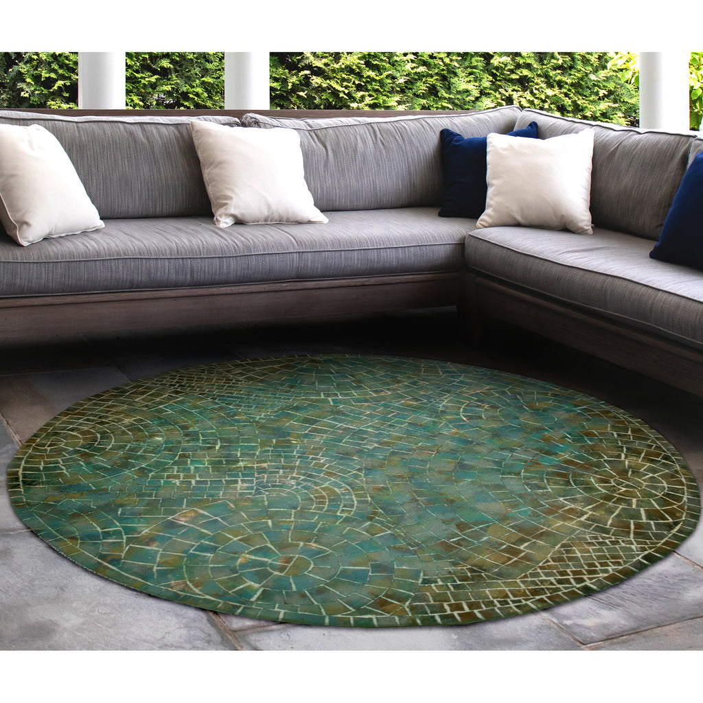 Trans Ocean Visions V Arch Tile Area Rug
