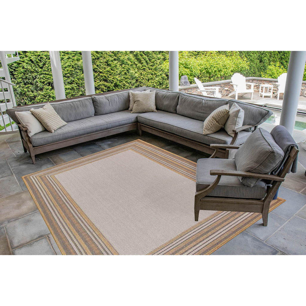 Trans Ocean Carmel Multi Border Area Rug