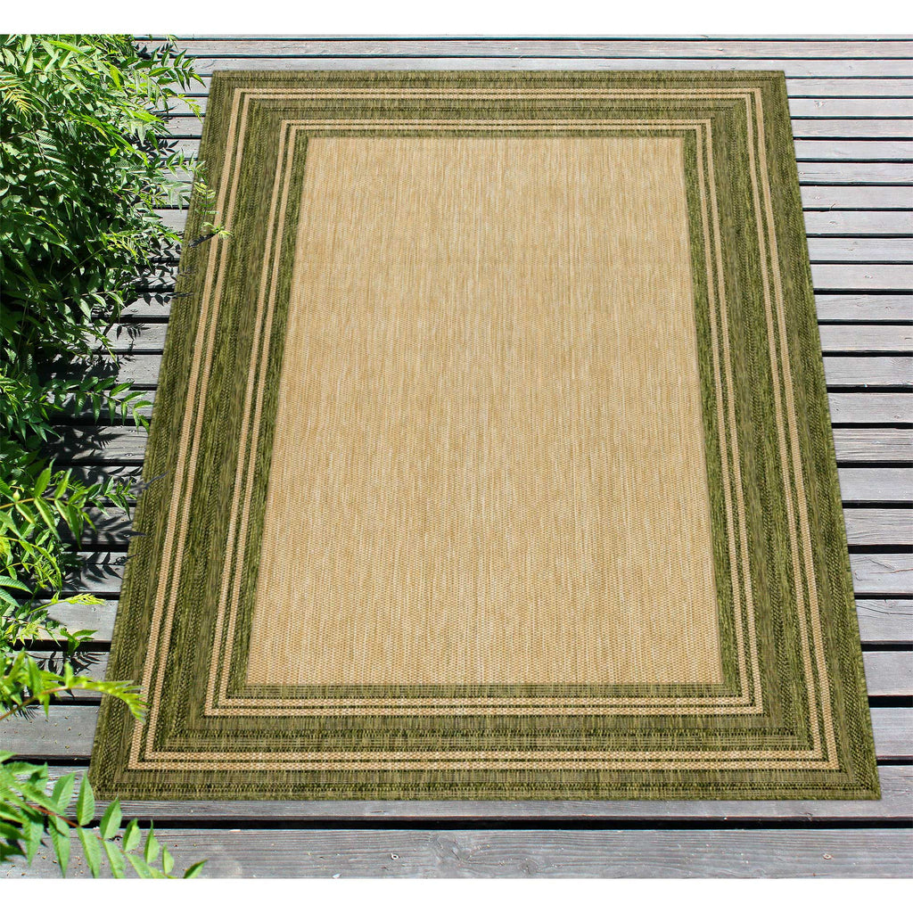Trans Ocean Carmel Multi Border Area Rug