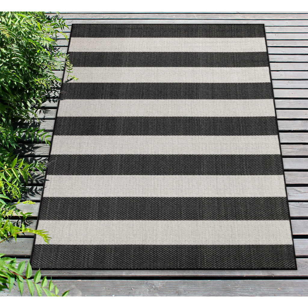 Trans Ocean Carmel Rugby Stripe Area Rug