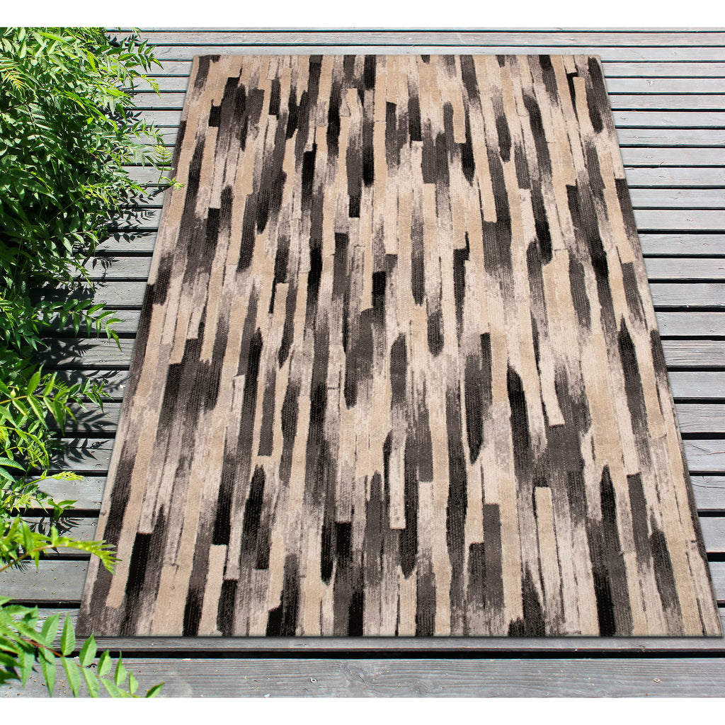 Trans Ocean Fresco Broken Stripe Area Rug