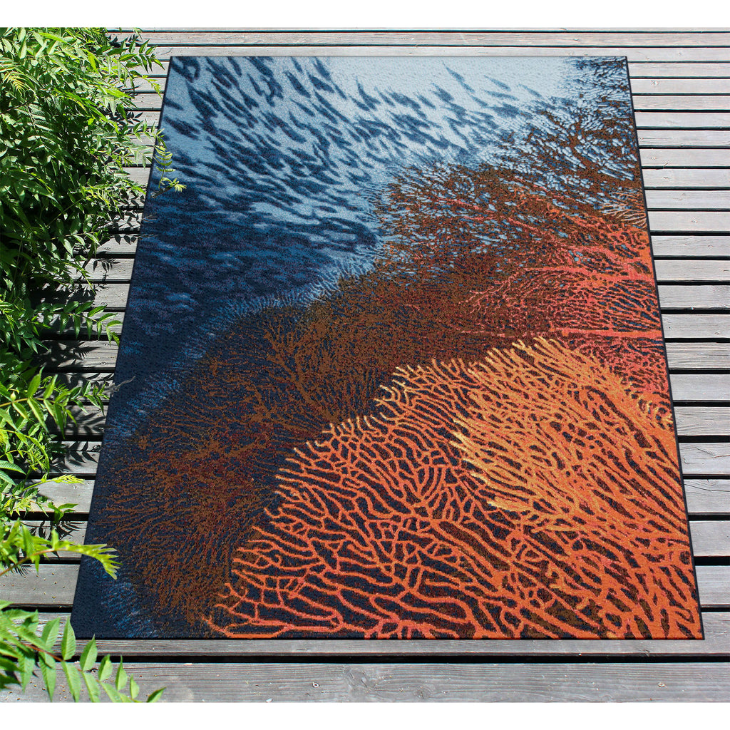 Trans Ocean Marina Coral Area Rug