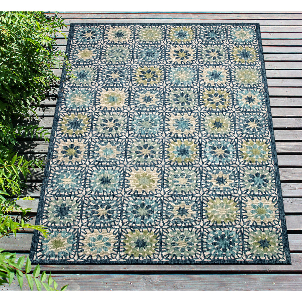 Trans Ocean Portofino Boho Tiles Area Rug