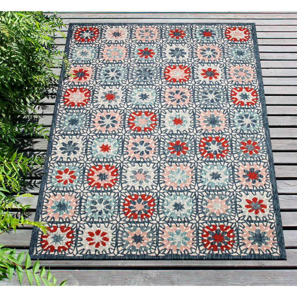 Trans Ocean Portofino Boho Tiles Area Rug